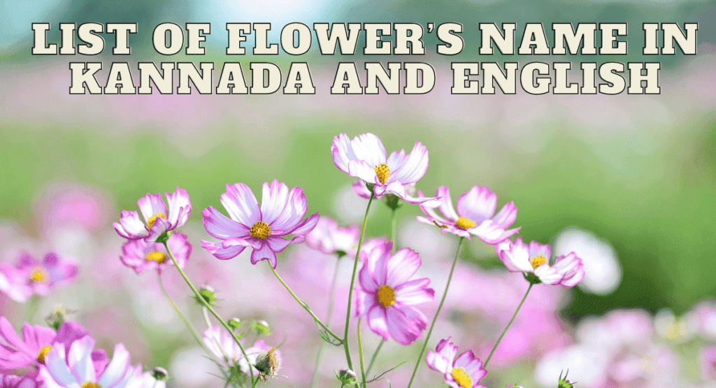 List of flower’s name in Kannada and English