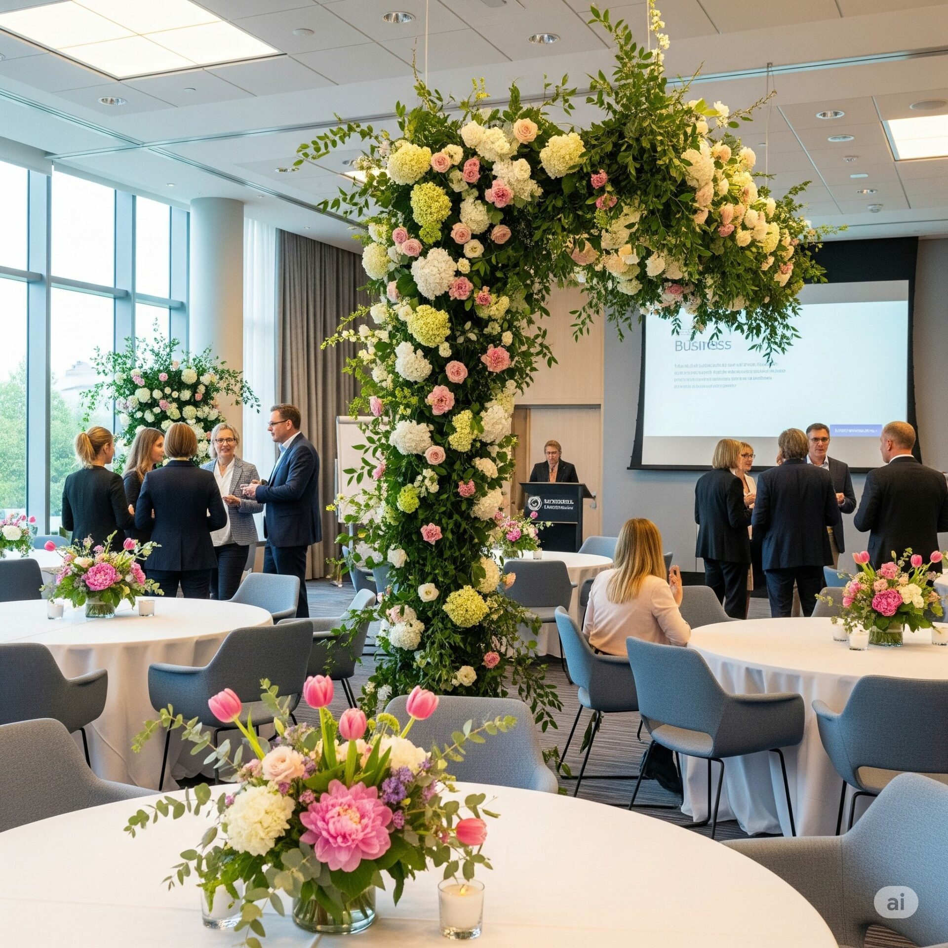 Transforming Spaces: The Impact of Floral Design on Corporate Events