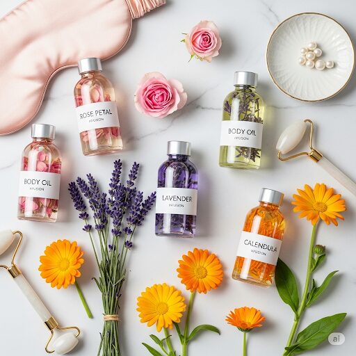 Blooming Beauty: The Magic of Flower-Infused Body Oils for Radiant Skin