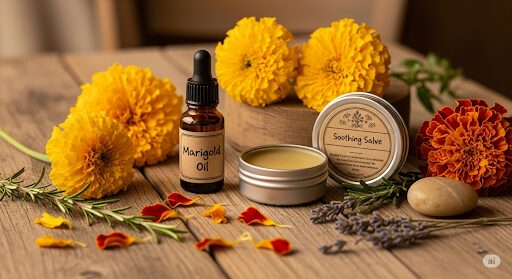 Nature's Healer: Exploring the Antiseptic Properties of Marigold Flowers