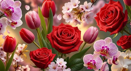 Blooms of Affection: A Global Guide to Flowers That Symbolize Love